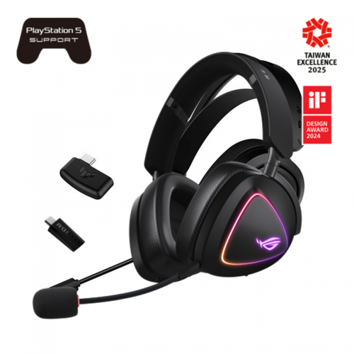 ASUS ROG Delta II Wireless Gaming Headphone - Black 